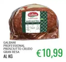 Sugros Galbani Professional Prosciutto Crudo Gran Resa offerta