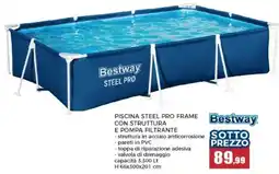 Happy Casa Bestway Piscina Steel Pro Frame offerta