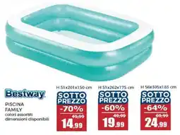 Happy Casa Bestway piscina family offerta