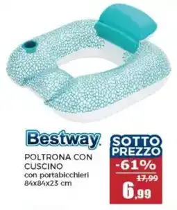 Happy Casa Bestway poltrona con cuscino offerta