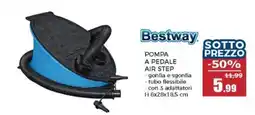 Happy Casa Bestway POMPA A PEDALE AIR STEP offerta