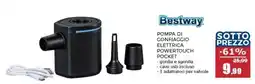 Happy Casa Bestway pompa di confiaggio elettrica powertouch pocket offerta