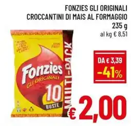 Famila Market Fonzies gli originali croccantini di mais al formaggio offerta