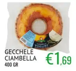 Sugros Gecchele Ciambella offerta