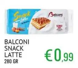Sugros Balconi Snack Latte offerta