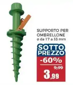 Happy Casa SUPPORTO PER OMBRELLONE offerta