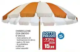 Happy Casa Ombrellone con snodo e sacca offerta