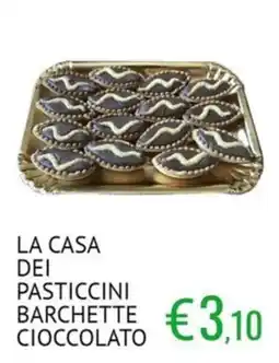 Sugros LA CASA DEI PASTICCINI BARCHETTE CIOCCOLATO offerta