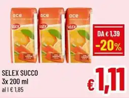 Famila Market SELEX SUCCO offerta
