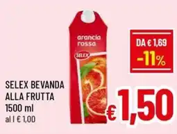 Famila Market SELEX BEVANDA ALLA FRUTTA offerta