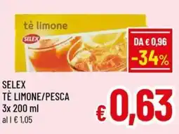 Famila Market SELEX TÈ LIMONE offerta