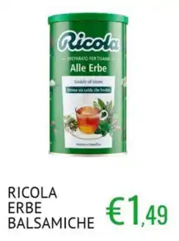 Sugros RICOLA ERBE BALSAMICHE offerta