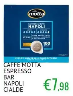 Sugros Caffè Motta Espresso Bar Napoli Cialde offerta