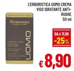 Famila Market l'Erboristica UOMO CREMA VISO IDRATANTE ANTI-RUGHE offerta