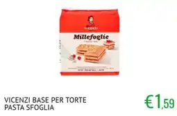 Sugros Vicenzi base per torte pasta sfoglia offerta
