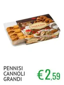 Sugros Pennisi Cannoli Grandi offerta