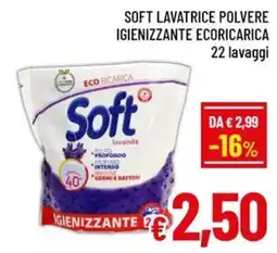 Famila Market Soft lavatrice polvere offerta