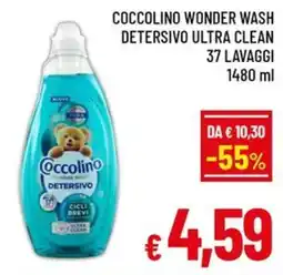 Famila Market Coccolino Wonder Wash Detersivo Ultra Clean offerta
