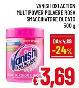 Famila Market Vanish Oxi Action Multi Power Polvere Rosa offerta