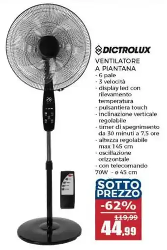 Dictrolux ventilatore a piantran