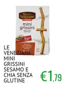 Sugros Le Veneziane mini grissini sesamo e chia senza glutine offerta