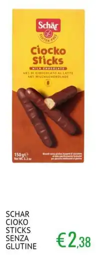 Sugros SCHAR CIOKO STICKS SENZA GLUTINE offerta