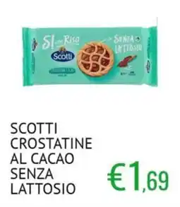 Sugros SCOTTI CROSTATINE AL CACAO SENZA LATTOSIO offerta