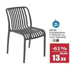 Happy Casa Sedia in polipropilene offerta