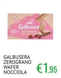 Sugros Galbusera Zerograno Wafer Nocciola offerta