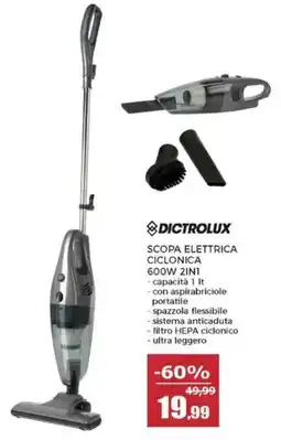 Happy Casa DICTROLUX SCOPA ELETTRICA CICLONICA offerta