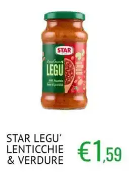 Sugros STAR LEGU' LENTICCHIE & VERDURE offerta