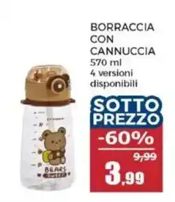 Happy Casa Borraccia con cannuccia offerta