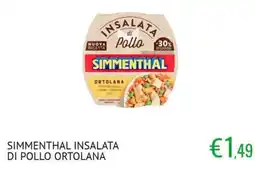 Sugros SIMMENTHAL INSALATA DI POLLO ORTOLANA offerta