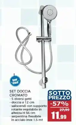 Happy Casa SET DOCCIA CROMATO offerta