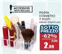 Happy Casa Porta cosmetici 7 posti offerta