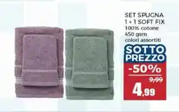 Happy Casa SET SPUGNA 1 + 1 SOFT FIX offerta