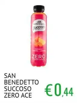 Sugros SAN BENEDETTO SUCCOSSO ZERO ACE offerta