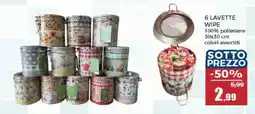 Happy Casa 6 lavette wipe offerta