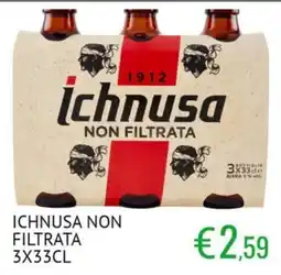 Sugros Ichnusa non filtrata offerta