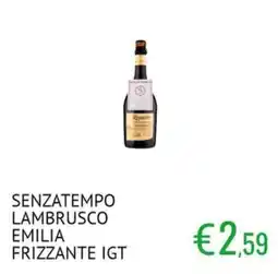 Sugros SENZATEMPO LAMBRUSCO EMILIA FRIZZANTE IGT offerta