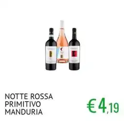Sugros NOTTE ROSSA PRIMITIVO MANDURIA offerta