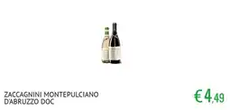 Sugros ZACCAGNINI MONTEPULCIANO D'ABRUZZO DOC offerta