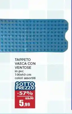 Happy Casa TAPPETO VASCA CON VENTOSE offerta