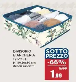 Happy Casa Divisorio biancheria 12 posti offerta