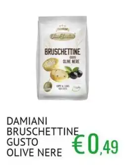 Sugros Damiani Bruschettine Gusto Olive Nere offerta