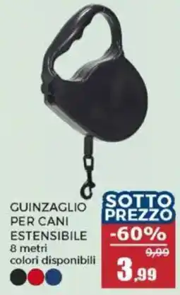 Happy Casa GUINZAGLIO PER CANI ESTENSIBILE offerta