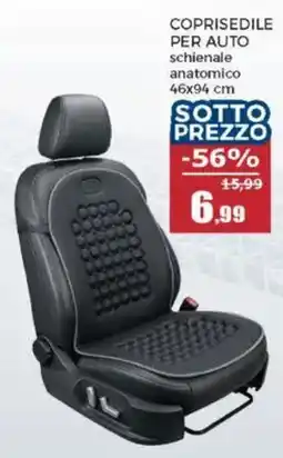 Happy Casa COPRISIEDILE PER AUTO schienale anatomico offerta