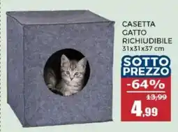 Happy Casa Casetta gatto richiudibile offerta