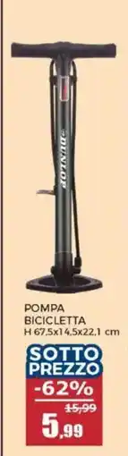 Happy Casa Pompa bicicletta dunlop offerta
