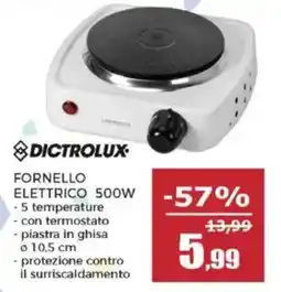 Happy Casa DICTROLUX FORNELLO ELETTRICO offerta